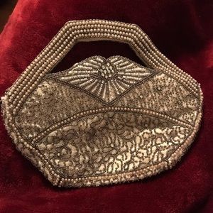 Vintage beaded clutch